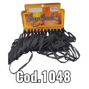 Cordones Chatos 1,10 CM Negro