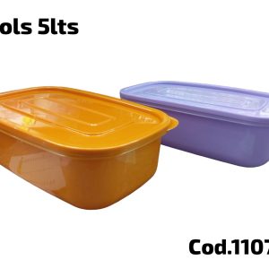 Bols 5lts con tapa x12