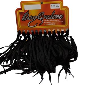 Cordon Chato 1,30cm Negro