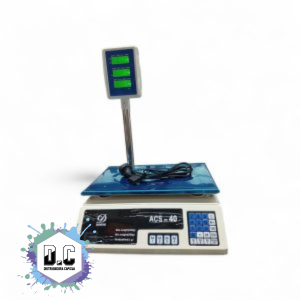 Balanza digital con visor