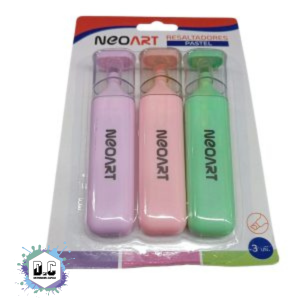 Resaltadores Pastel x3 Neo-Art