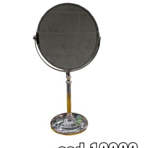 Espejo Doble Faz Pie Metálico Alto