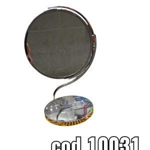 Espejo Doble Faz Metálico Pie