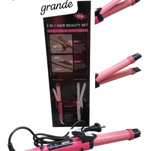 Planchita y buclera 2 en 1