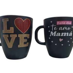 Taza Vidrio Deco Amanecer (x12)