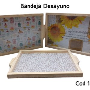 Bandeja para desayuno decorada