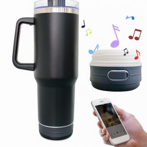 Vaso térmico con parlante