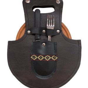 Madera Set Asado Redondo