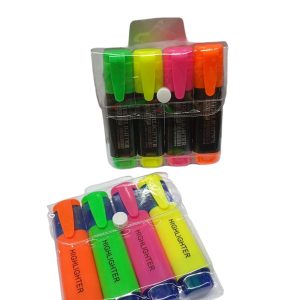 Resaltador x4 estuche