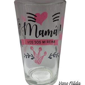 Vaso Nilda Decorado Mamá