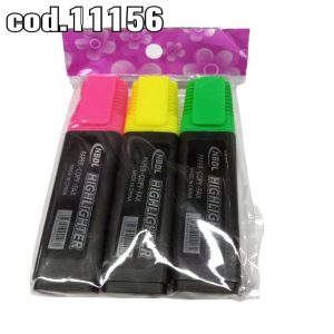 Resaltador en bolsa x3