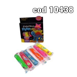 Plastilina Fluo x6