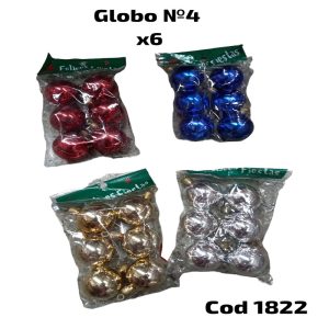 Globo N°4 Bolsa x6