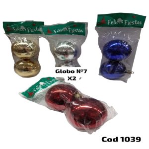 Globo N°7 Bolsa x2