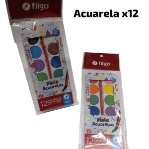 Acuarela Filgo x 12
