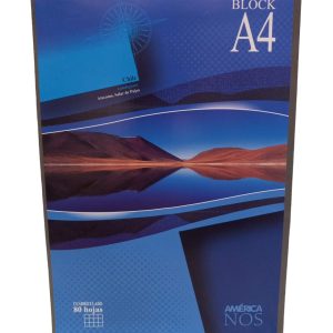 Block A4 America cuadriculada