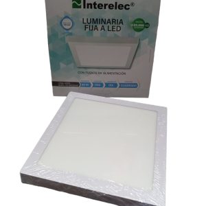 Plafon Interelec Cuadrado 24w
