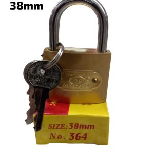 candado dorado 38mm
