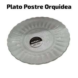 Plato Postre Orquidea