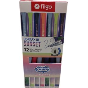 Lapicera Filgo sunset Borrable x12