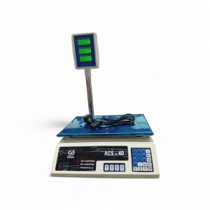 Balanza digital comercial con visor