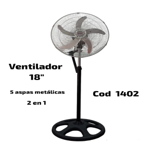 Ventilador 18" 5 paletas metalicas