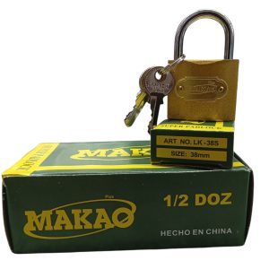 Candado Dorado Makao 38mm