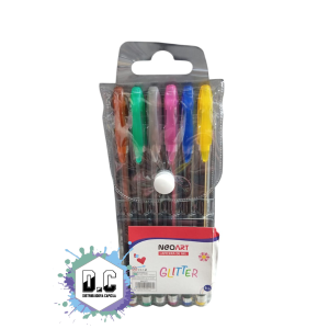 Lapicera gel Glitter