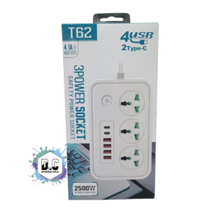 Alargue+2 tomas usbc